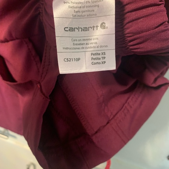 Maroon Carhartt Scrub Set - Picture 3 of 3